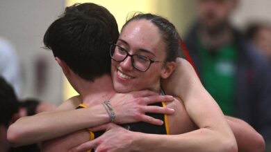 Cousins Aislinn and Ian Frazer qualify for indoor track and field state championships