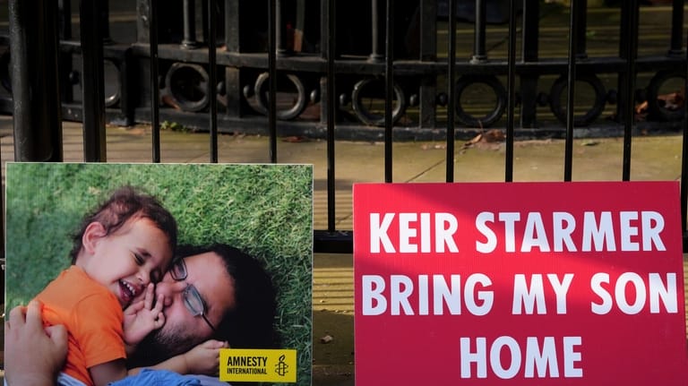 UK’s Starmer tells hunger-striking mum he will press Egypt to release her son