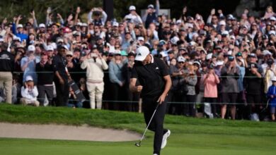 Ludvig Aberg rallies down the stretch at Torrey Pines to win the Genesis Invitational