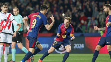 Barcelona returns to top of La Liga with 1-0 win over Rayo Vallecano