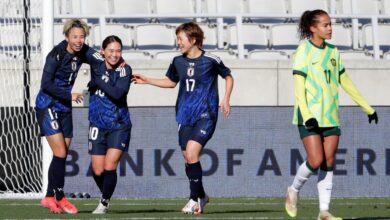 Mina Tanaka scores twice, Japan beats Australia 4-0 in SheBelieves Cup opener