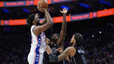 76ers coach Nick Nurse sits Joel Embiid for entire 4th quarter in loss to Brooklyn