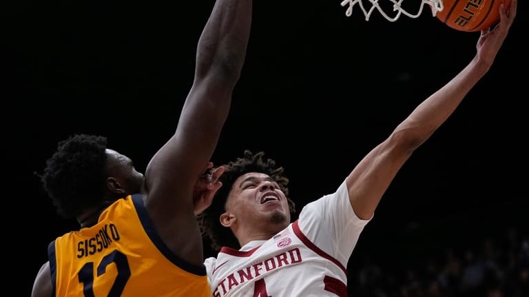 Maxime Raynaud scores 20 points, helps Stanford hold off Cal 66-61