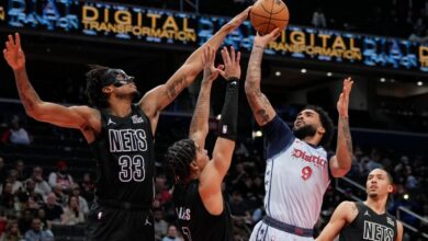 Nets fall to previously slumping Wizards as Jordan Poole scores 26