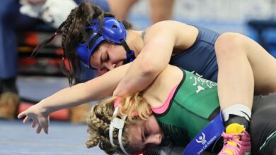 Newfield freshman Julianna Hernandez wins state 126-pound girls wrestling title