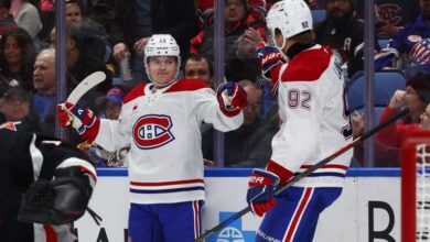 Canadiens win season-high 4th in a row in 4-2 win over Sabres