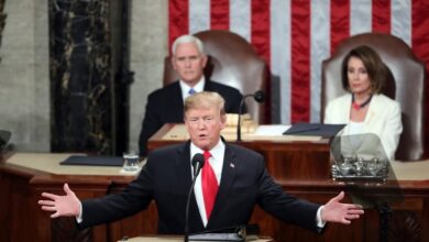 Trump’s speech to Congress comes as he wields vast power almost daring lawmakers, courts to stop him