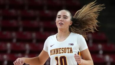 Minnesota standout Mara Braun’s foot injury will keep her sidelined for the postseason as expected