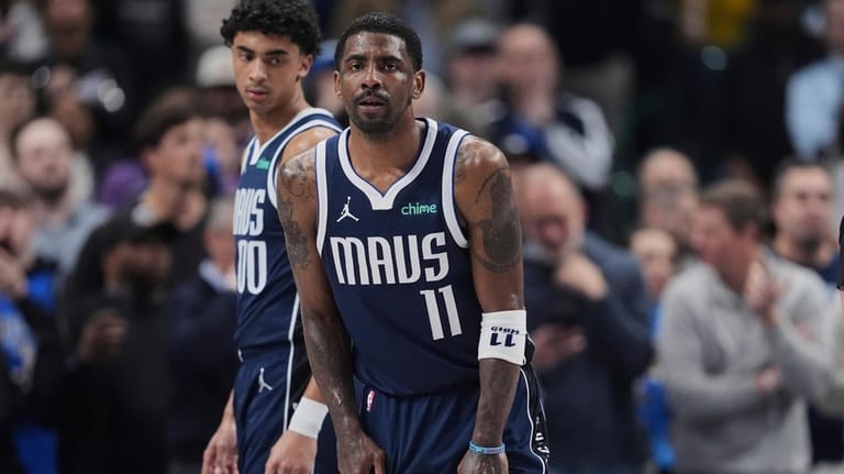 Mavs star Kyrie Irving has a torn ACL and is out for the season, AP source says