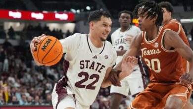 Tramon Mark scores 24 points and Texas downs No. 25 Mississippi State 87-82 in OT