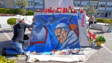 Pope Francis rests after peaceful night during third week of hospital treatment for pneumonia