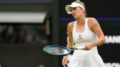 Wimbledon champion Marketa Vondrousova says she is taking time off because of her shoulder