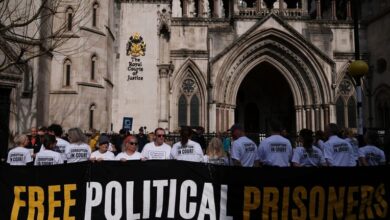 UK court throws out appeals by 10 of 16 imprisoned environmental activists