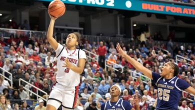 Aziaha James’ late free throws help No. 7 NC State beat Georgia Tech 73-72 in ACC quarterfinals