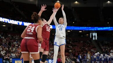 ‘Beers! Beers! Beers!’ chants well deserved for Oklahoma center after strong start to SEC tourney