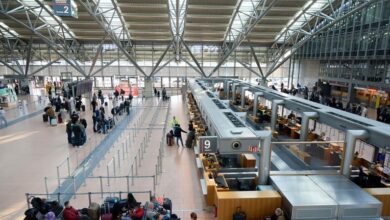 Flight cancellations at Germany’s Hamburg Airport affect more than 40,000 passengers after strike