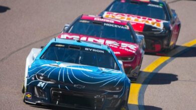 Christopher Bell holds off Denny Hamlin at Phoenix to win third straight NASCAR Cup Series race