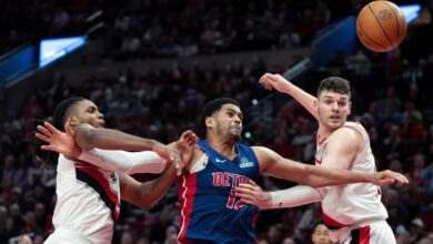 Cade Cunningham’s 28 points help Pistons beat Trail Blazers 119-117