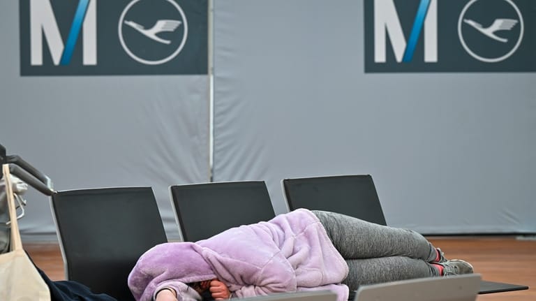 A one-day strike at 13 German airports, including the main hubs, brings most flights to a halt