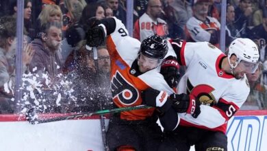 Tkachuk, Amadio pace Senators in 5-2 win over Flyers