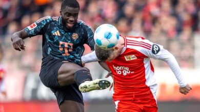 Bayern held to 1-1 draw at Union Berlin in Bundesliga after young goalkeeper’s error