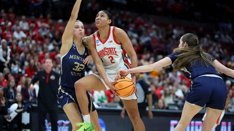 Thierry scores 16 as balanced Ohio State beats Montana State 71-51 in women’s NCAA Tournament