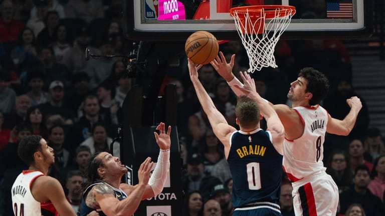 Avdija scores 36 points to lead Trail Blazers to a 128-109 win over Nuggets