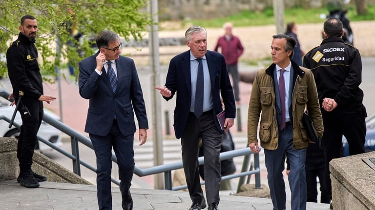 Tax evasion trial for Real Madrid coach Carlo Ancelotti opens in Spain Tax evasion trial for Real Madrid coach Carlo Ancelotti opens in Spain