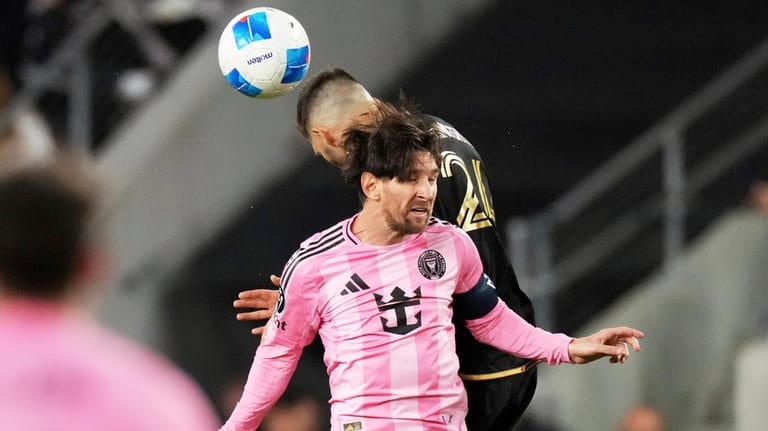 Nathan Ordaz scores, LAFC blanks Leo Messi and Inter Miami 1-0 in 1st leg of CONCACAF Champions Cup