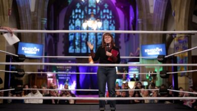 Grappling with faith gets literal at England’s Wrestling Church