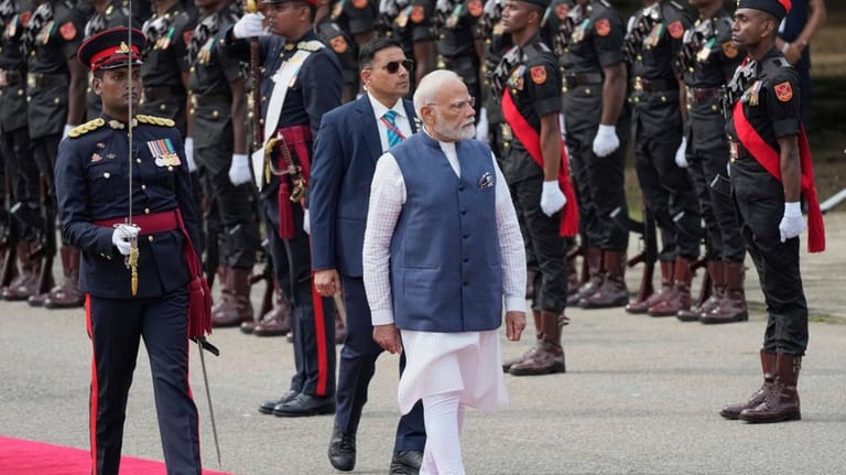 Indian Prime Minister Modi expands ties on a visit to Sri Lanka Indian Prime Minister Modi expands ties on a visit to Sri Lanka
