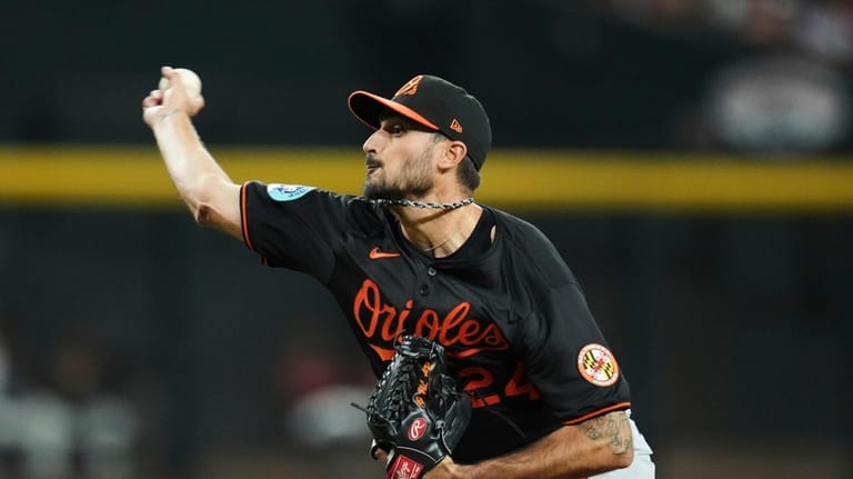 Orioles pitcher Zach Eflin leaves game with shoulder fatigue after six strong innings Orioles pitcher Zach Eflin leaves game with shoulder fatigue after six strong innings