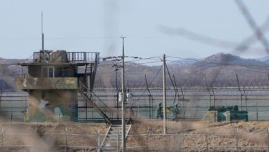 South Korea’s military fires warning shots after North Korean soldiers cross the border