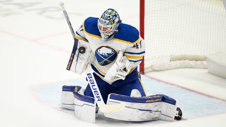 James Reimer’s 33-save shutout leads Sabres over Hurricanes 3-0