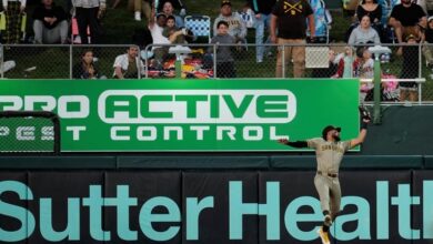 Cease allows career-high 9 earned runs, A’s top Padres 10-4 for first win at Sutter Health Park